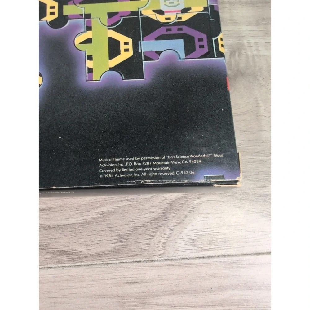 Zenji Commodore 64, 1984 Activision Video Game ( BOX And MANUALS ONLY )